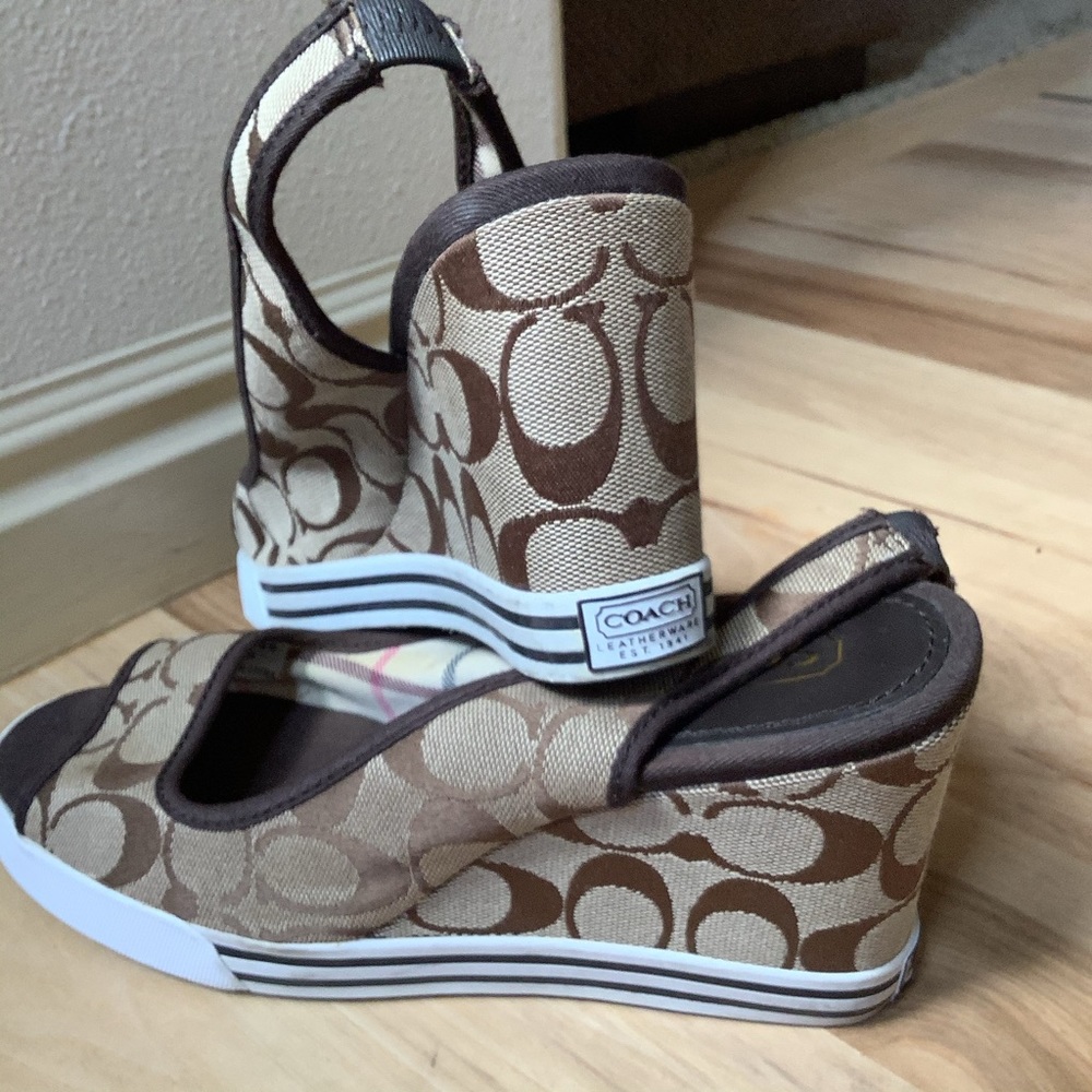 Sz. 8 Coach Slingback Sandals